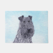 Paillasson Kerry Blue Terrier peinture mignonne Chien d'origi (Devant)