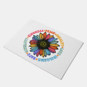 Paillasson Kindness Peace Equality Love Hope Diversity Human (Incliné)