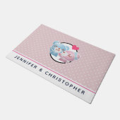 Paillasson Kissing Bears mignon et Kawaii (Incliné)