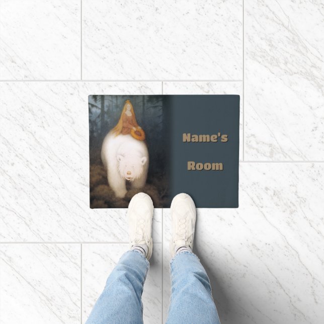 Paillasson Kittelsen - Ours blanc roi Valemon (Intérieur)