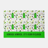 Paillasson Knock c'est Gin Horloge Funny Gin Drinker (Devant)