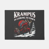 Paillasson Krampus arrive à Town Krampus Noël (Devant)