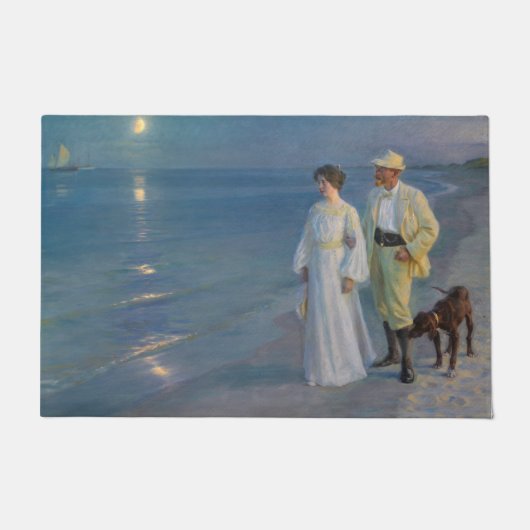 Paillasson Kroyer - L'artiste et sa femme sur la plage (Devant)