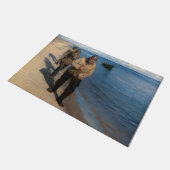 Paillasson Kroyer - Trois pêcheurs tirant un bateau (Incliné)