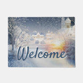 Paillasson La chaleur du soleil en hiver (Devant)