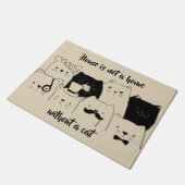 Paillasson La Chambre n'est pas une maison sans griffonnage (Incliné)