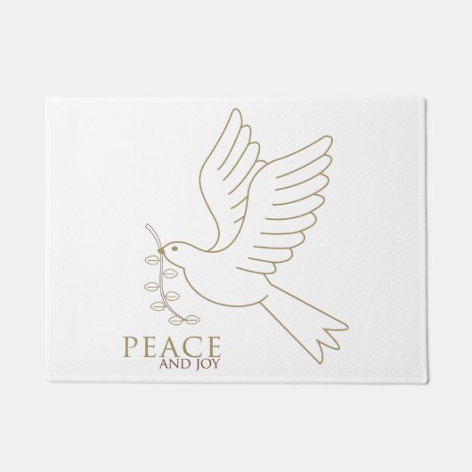 Paillasson La colombe de la paix (Devant)