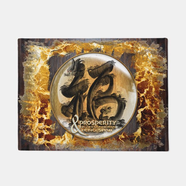 Paillasson LA CONNEXION DE PROSPÉRITÉ : Art de Fengshui (Devant)