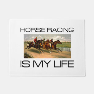 Paillasson La course de chevaux SUPÉRIEURE est ma vie