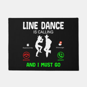 Paillasson La danse country line appelle