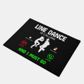 Paillasson La danse country line appelle (Incliné)