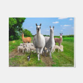 Paillasson "La Garde Llamas"  (Devant)