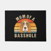 Paillasson La Hound Basset Femme Présente Drôle Maman D'Un Ba (Devant)