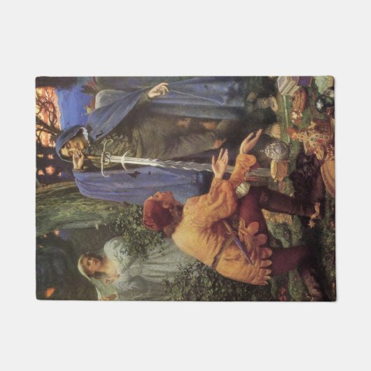 Paillasson La mariée de Bertuccio (par Edward Robert Hughes) (Devant)