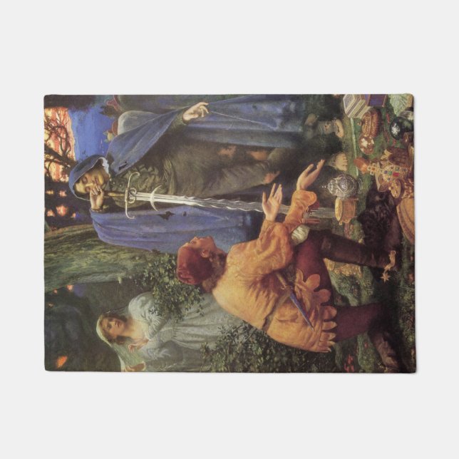 Paillasson La mariée de Bertuccio (par Edward Robert Hughes) (Devant)