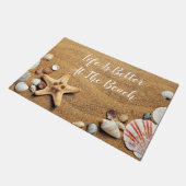 Paillasson La Natte-Vie est meilleure à la plage (Incliné)