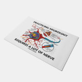 Paillasson La neurologie de pratique exige beaucoup de nerf (Incliné)