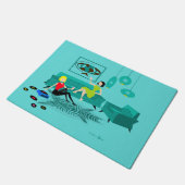 Paillasson La nuit de la fille dans la natte (Incliné)