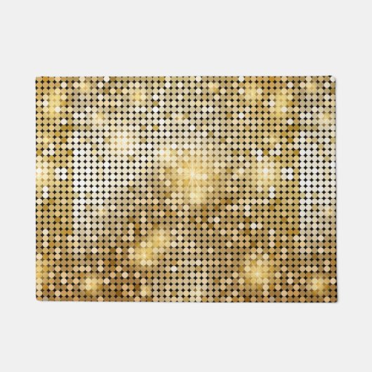 Paillasson La paillette d'or de scintillement lumineuse (Devant)