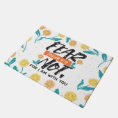 Paillasson La Peur Pas Isaïe Bible Verse Conception Inspirant (Incliné)