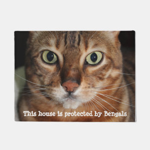 Paillasson La photographie "maison de visage de chat du