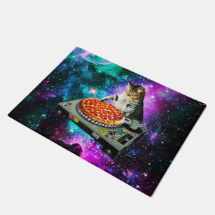 Paillasson La pizza Space dj cat