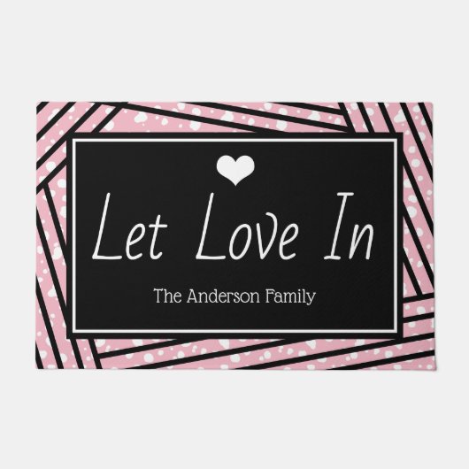 Paillasson La Saint Valentin laissez-vous aller | Personnalis (Devant)