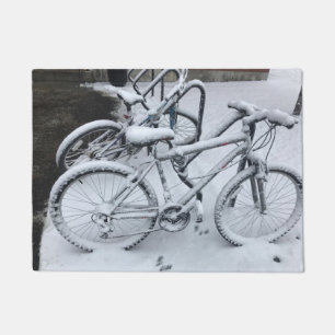 Paillasson La saison de bicyclette est terminée