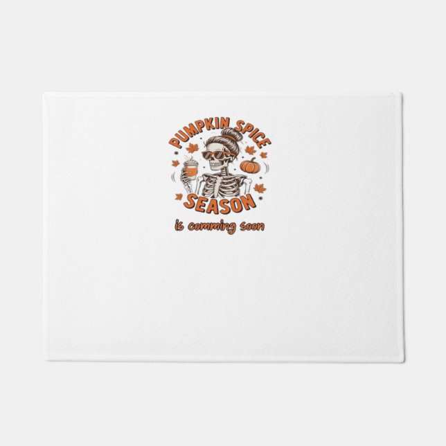 Paillasson La saison des épices citrouilles commence bientôt  (Devant)