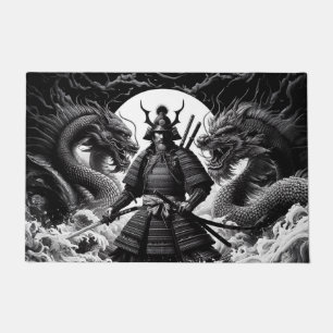 Paillasson La samouraï et les dragons