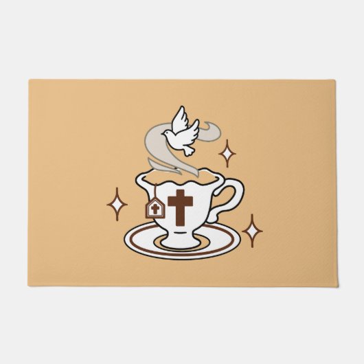 Paillasson La vie est douce avec Jésus - Christian Faith Tea (Devant)