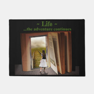 Paillasson La vie, l'aventure continue