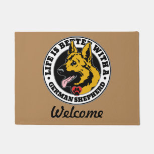 Paillasson La vie personnalisée du berger allemand est meille