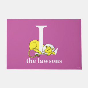 Paillasson L'ABC de Dr Seuss : Lettre L - Blanc   Ajoutez vot