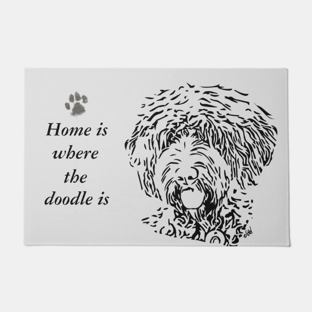 Paillasson Labradoodle australien (Devant)