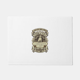 Paillasson Labrador Lady Dog Crown Shield_1