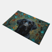 Paillasson Labrador noir en Feuille (Incliné)