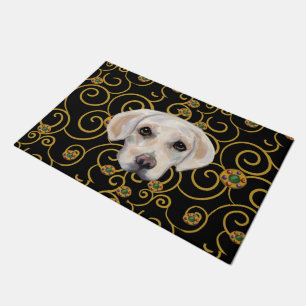 Paillasson Labrador Retriever blanc