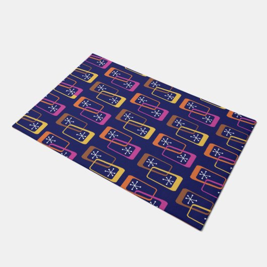 Paillasson L'Âge Atomique Rectangle violet coloré (Incliné)