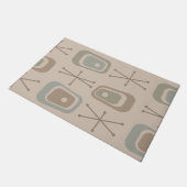 Paillasson L'Âge Atomique Rétro Couleurs Neutres Douces (Incliné)