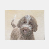 Paillasson Lagotto Romagnolo Peinture - Cute Original Chien A (Devant)