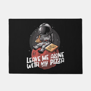 Paillasson Laissez-moi seul avec ma pizza
