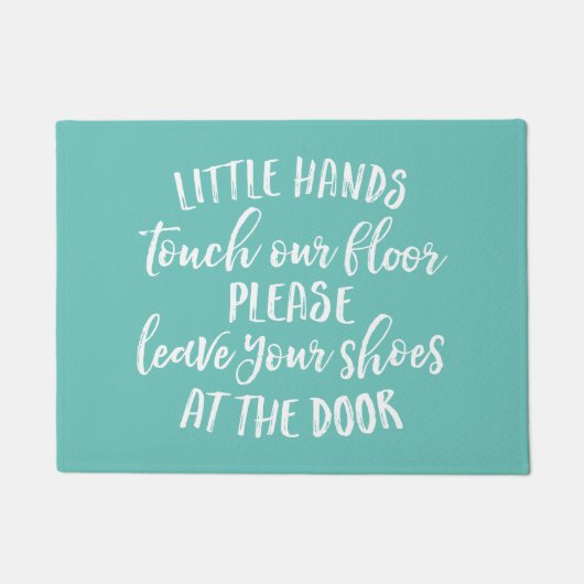 Paillasson Laissez vos chaussures à la porte (Devant)