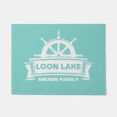 Paillasson Lake House Nom de famille volant (Devant)