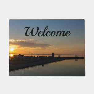 Paillasson Lake Huron Golden Morning Welcome Doormat