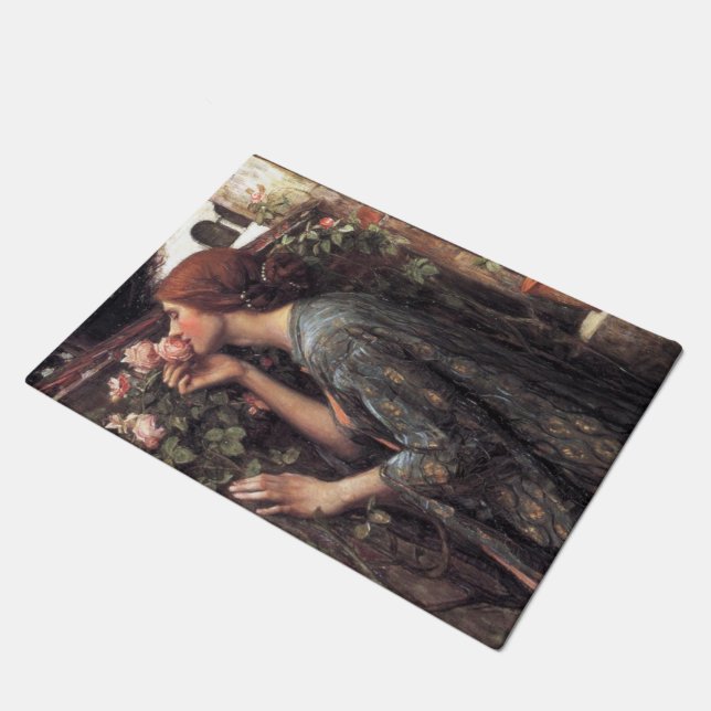 Paillasson L'âme du Rose (par John William Waterhouse) (Incliné)