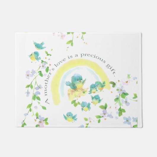 Paillasson L'amour d'une mère est un cadeau précieux (Devant)