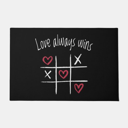 Paillasson L'amour gagne toujours (Devant)