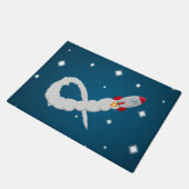 Paillasson Lancement d'une fusée spatiale dans l'espace (Incliné)