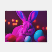 Paillasson lapin avec oeufs de pâques (Devant)
